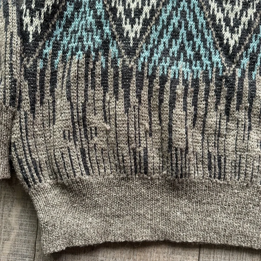 Vintage funky knit sweater size L - Picture 5 of 5